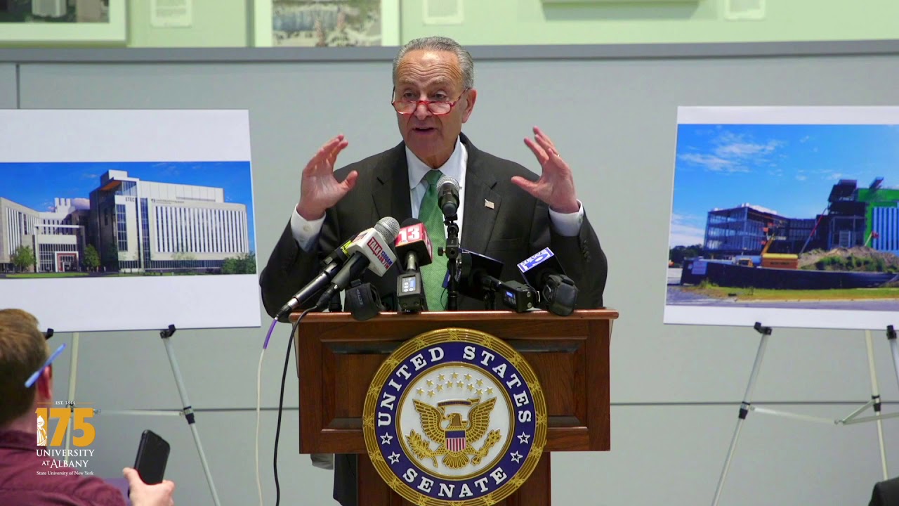 Sen. Schumer Visits UAlbany to Advocate for Enhanced Weather Monitoring Amidst Record NY Tornadoes