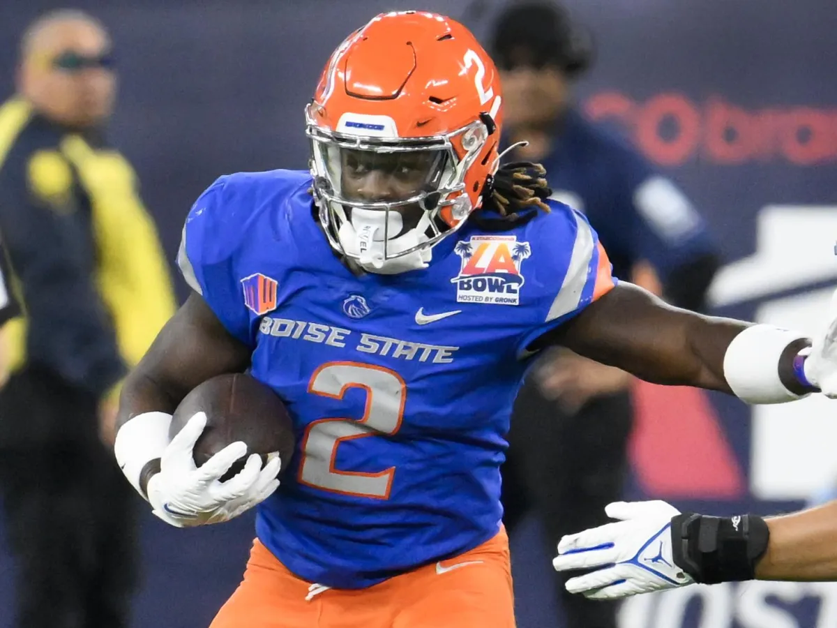 Boise State Star RB Ashton Jeanty Bets His Hair He'll Run for 2,000 Yards in 2024!