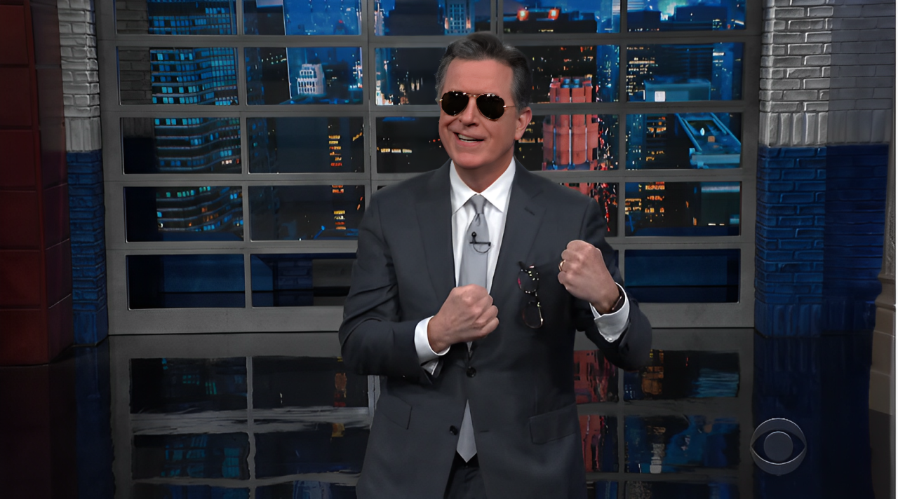 The Late Show: Stephen Colbert Retires Joe Biden’s Aviators in Tribute to the Outgoing President!