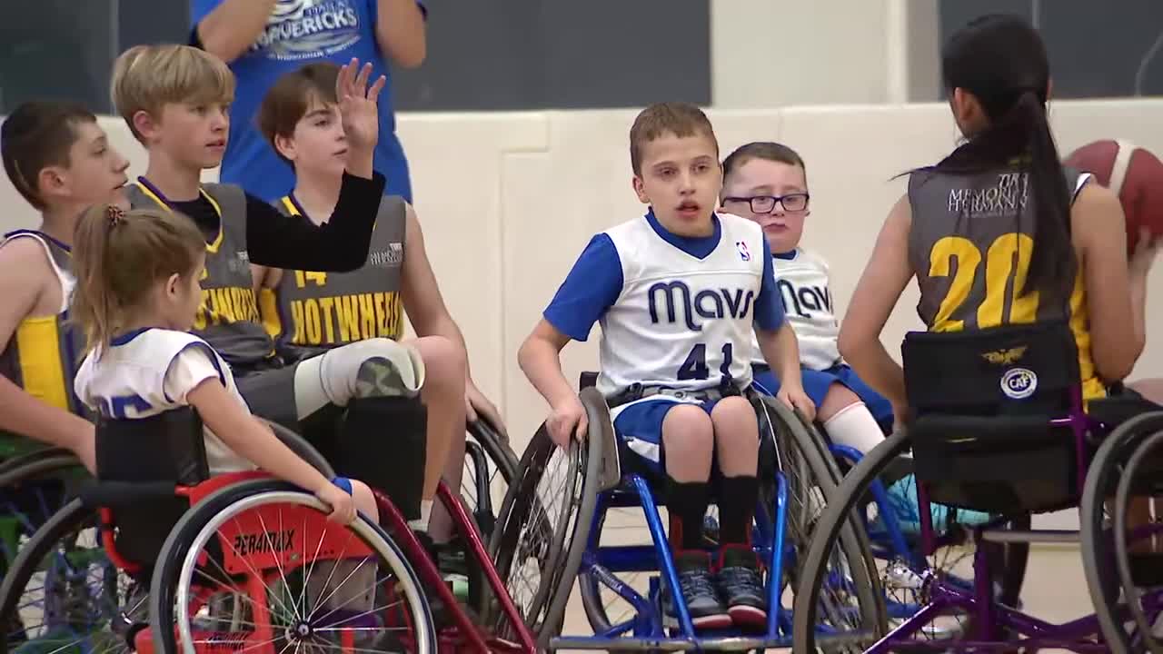 Junior wheelchair basketball tournament in Arlington serves as inspirational reminder